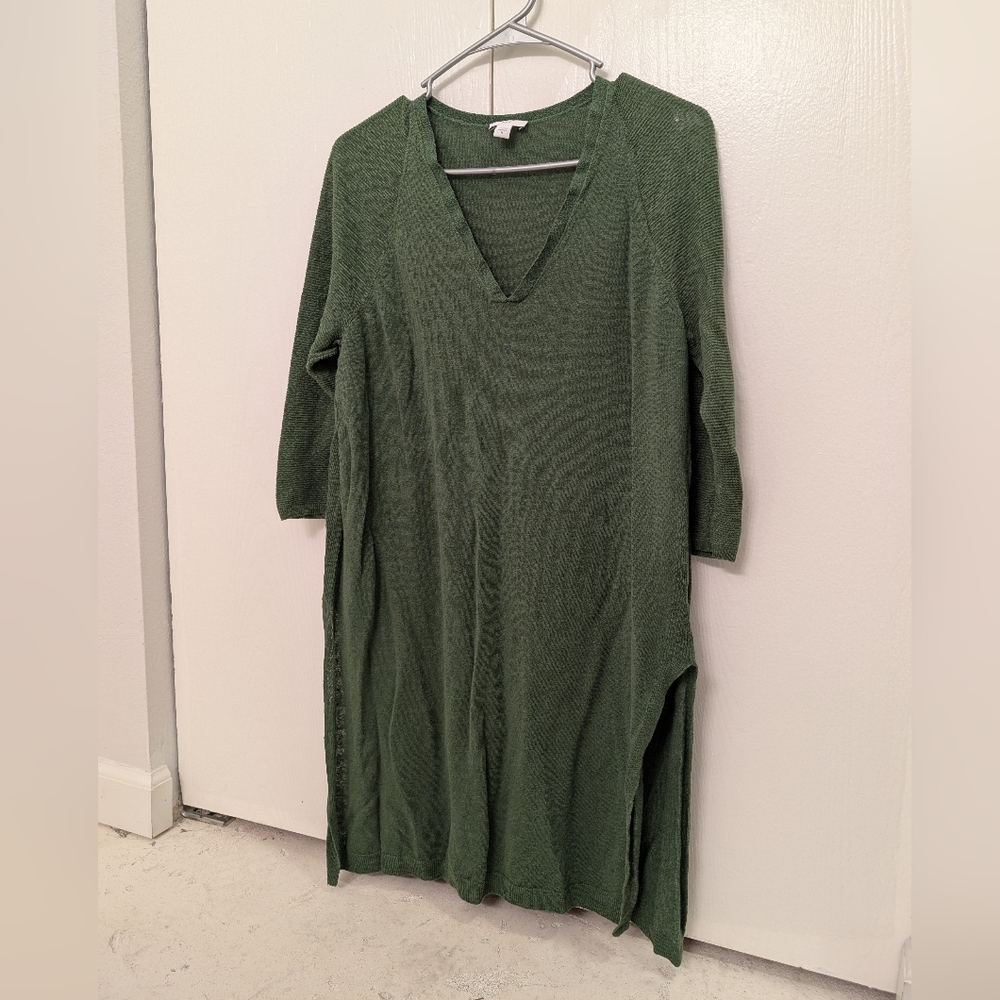 J. Jill Women's Linen Blend Tunic Top